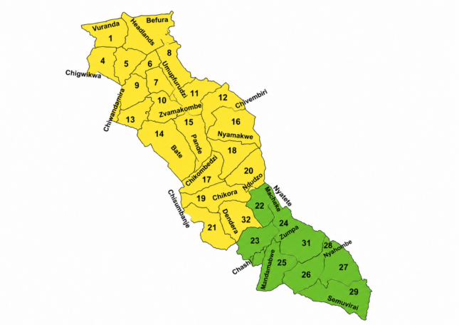 Chivi Central Ward Map